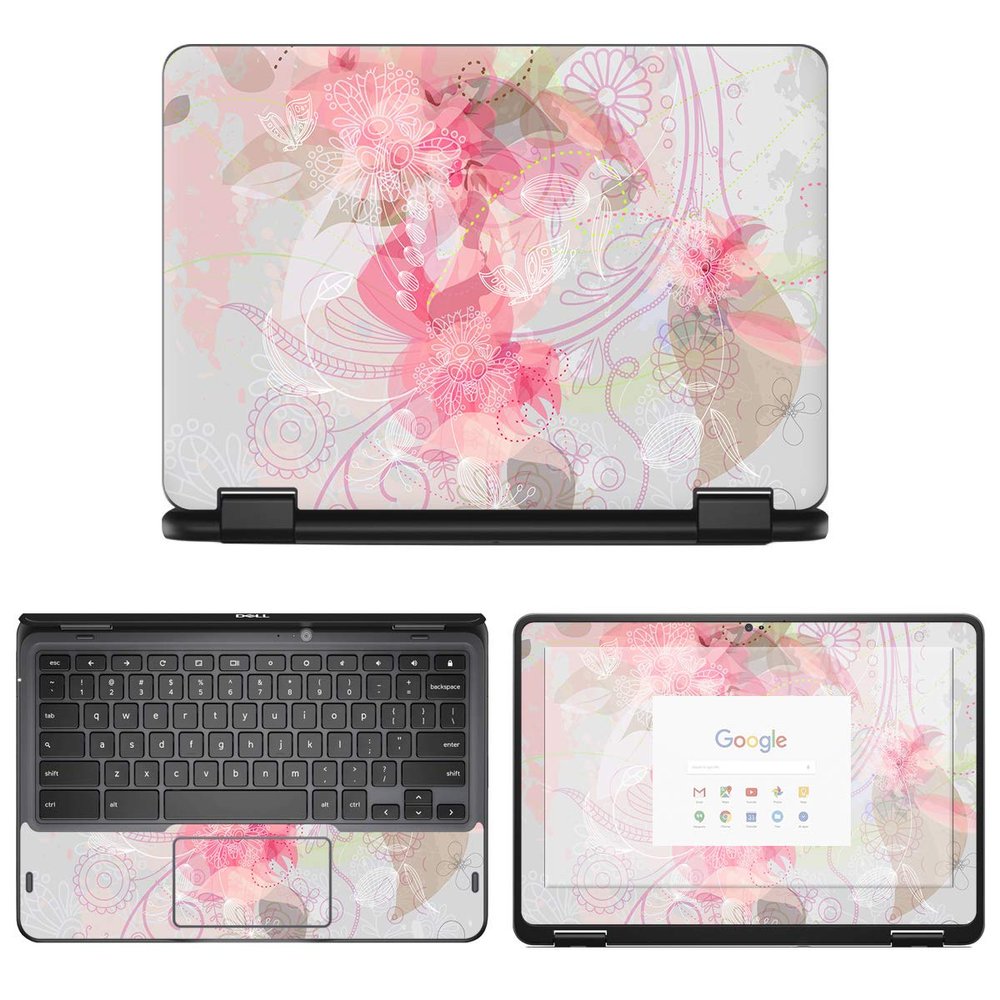 Decalrus - Protective Decal Skin Sticker for Dell Chromebook 3100 2-in-1 (11.6" Screen) case Cover wrap DEchrmbk11_3100-171
