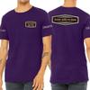 Custom T Shirt for Men Women Add Your Own Text Front Back 2 Sided Personalized T-Shirt Purple view 2