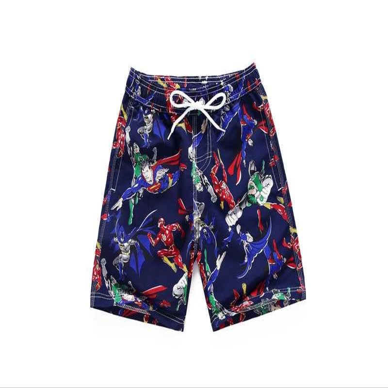 The Season Essentials Funny Summer Swim Trunks for Kids, Quick Dry Swim Shorts for Boys and Girls, Bathing Suits, Swimwear, Swim Shorts Designs, Quick Dry Nylon Shorts, Superheroes, 13-14T
