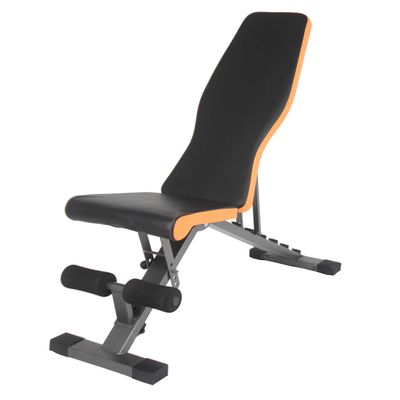 FixtureDisplays 450 LBS Capacity Weight Bench, Adjustable Training Bench for Full Body Workout for Home Gym Dumbbell Exercise 15201-2D