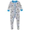 Gerber Baby Boys' 4-Pack Footed Pajamas, Dinosaurs Space Grey, 2T view 4