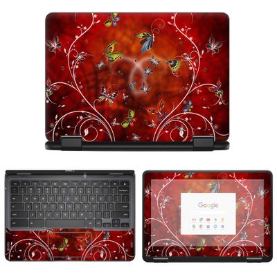 Decalrus - Protective Decal Skin Sticker for Dell Chromebook 3100 2-in-1 (11.6" Screen) case Cover wrap DEchrmbk11_3100-163