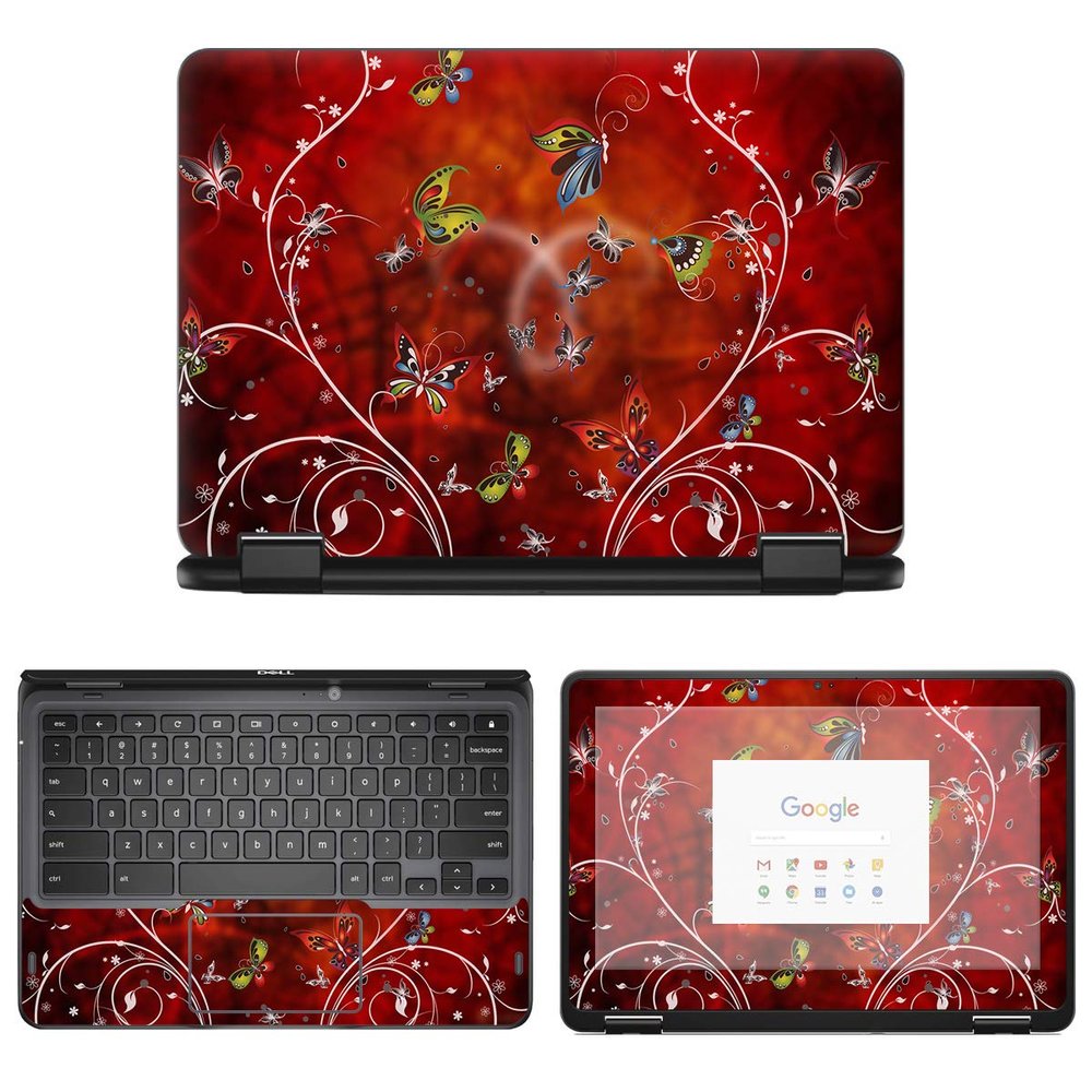 Decalrus - Protective Decal Skin Sticker for Dell Chromebook 3100 2-in-1 (11.6" Screen) case Cover wrap DEchrmbk11_3100-163