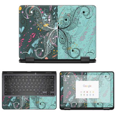Decalrus - Protective Decal Skin Sticker for Dell Chromebook 3100 2-in-1 (11.6" Screen) case Cover wrap DEchrmbk11_3100-218