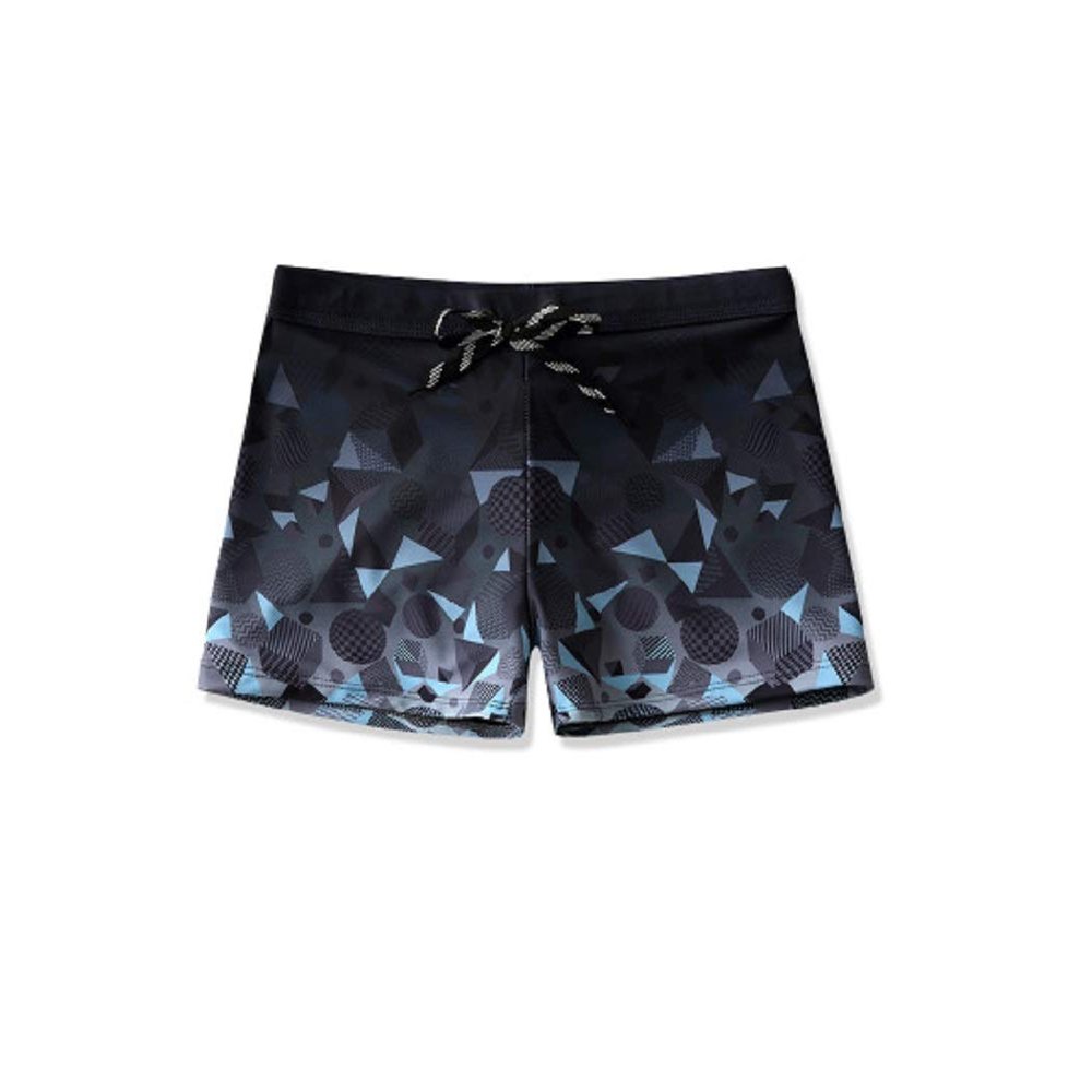 DIOWW Men's Printing Swimwear Boxer Shorts Sexy Swimming Breathable Briefs Swimming Beach Wear
