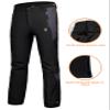 Little Donkey Andy Women's Fleece Lined Waterproof Softshell Pants Hiking Ski Snowboarding Pants Black Size S view 3