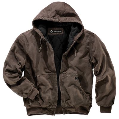 DRI Duck Torrent Men's Waterproof Rain Jackets, 5335, Small, Charcoal