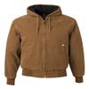DRI Duck Cheyenne Men's Cotton Canvas Hooded Work Jacket, 5020, Large, Saddle view 1