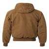 DRI Duck Cheyenne Men's Cotton Canvas Hooded Work Jacket, 5020, Large, Saddle view 4