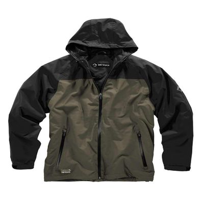 DRI Duck Torrent Men's Waterproof Rain Jackets, 5335, 4X-Large, Olive