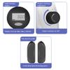 Anbt Under Desk Elliptical Machine Compact Mini Pedal Exerciser Quiet w/Adjustable Resistance & LED for Home/Office Workout view 4