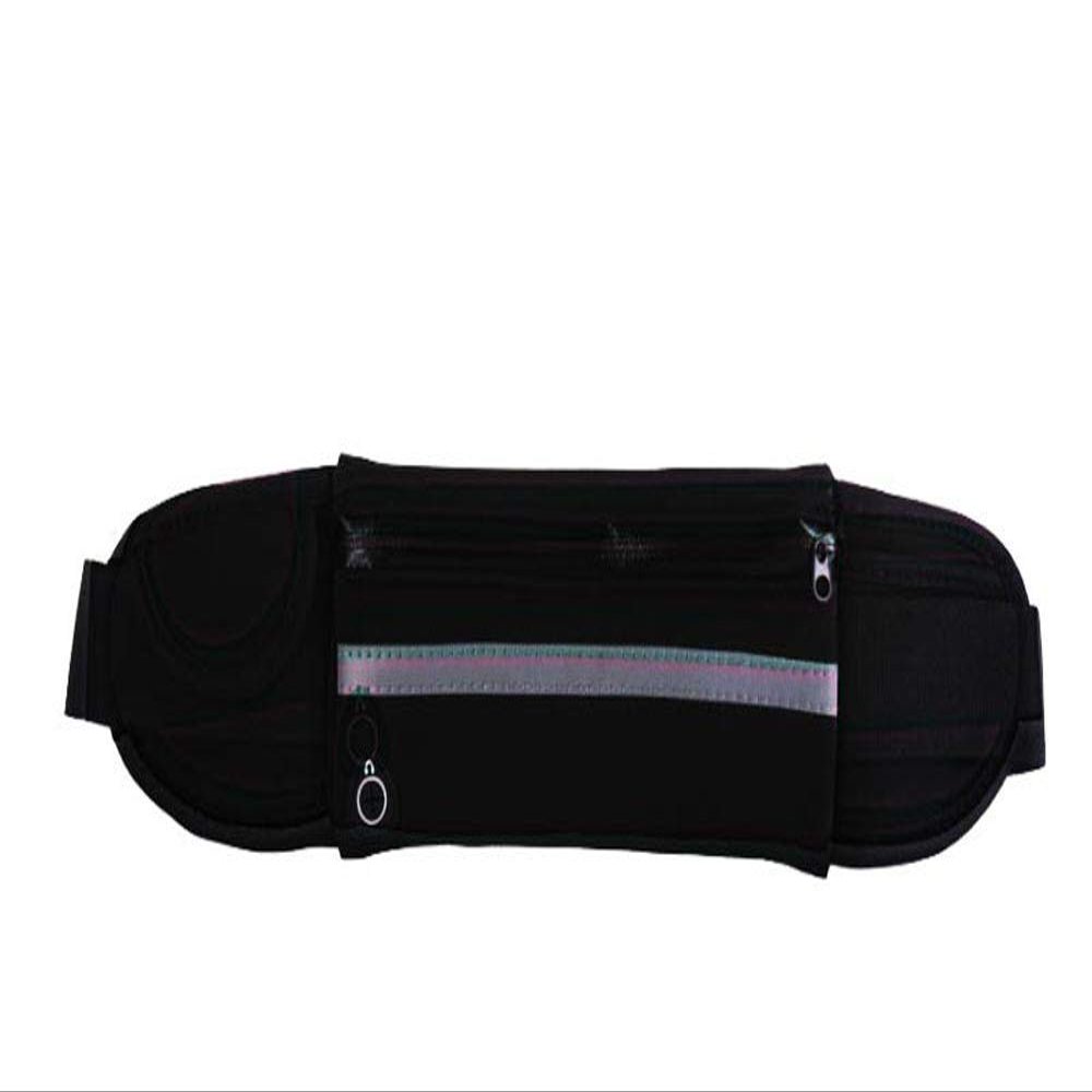 JIATONG Outdoor sports belt bag Personal Waist bag anti-theft invisible belt bag Invisible belt bag (black)