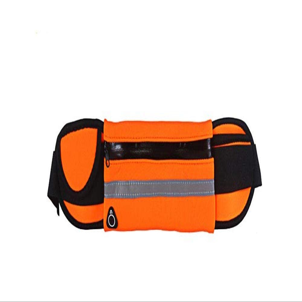 JIATONG Outdoor sports belt bag Personal Waist bag anti-theft invisible belt bag Invisible belt bag (orange)