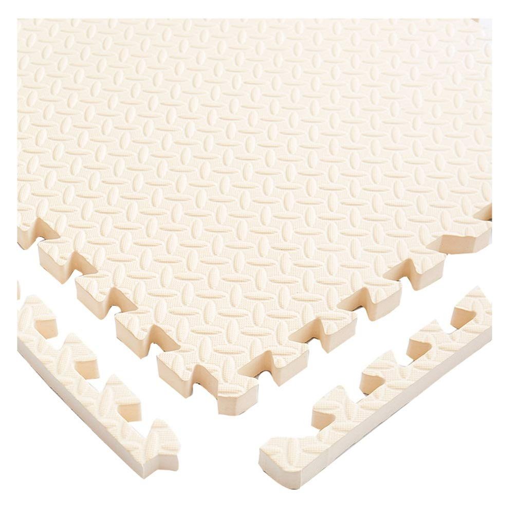 ALGFree Kids Bedroom Interlocking Reversible Soft Foam Play Mats for Gym, Play Area, Exercise, Child Playmat Crawling Mat (Color : White, Size : 30x30x1.2cm-16 pcs)