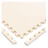 ALGFree Kids Bedroom Interlocking Reversible Soft Foam Play Mats for Gym, Play Area, Exercise, Child Playmat Crawling Mat (Color : White, Size : 30x30x1.2cm-16 pcs) view 1