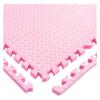 ALGFree Kids Bedroom Interlocking Reversible Soft Foam Play Mats for Gym, Play Area, Exercise, Child Playmat Crawling Mat (Color : Pink, Size : 30x30x1cm-16pcs) view 1