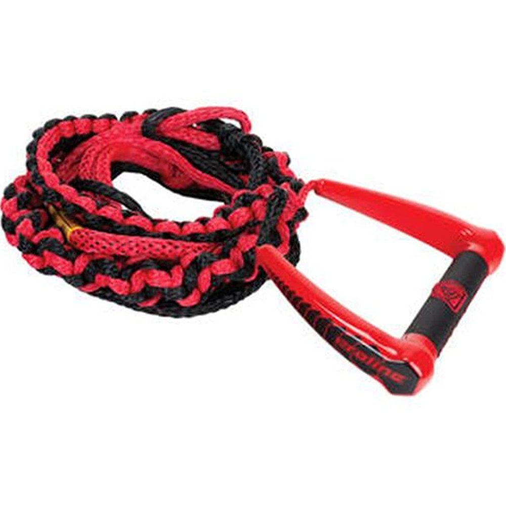 Proline by Connelly 20' LG Surf Rope Package, Suede Handle, Red