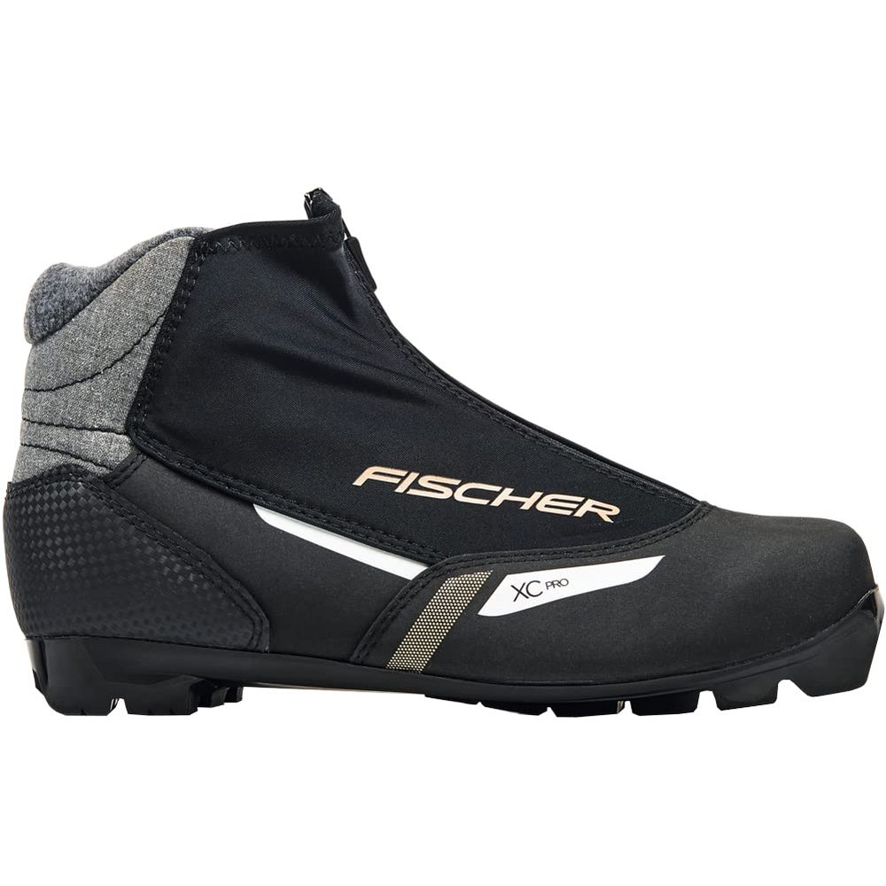 Fischer Women's XC Pro Adult Warm Durable Stable Non Slip Sport Fleece Lined Nordic Fitness Ski Boots, 41