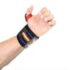 Grip Power Pads Wrist Wraps 2 Wraps for Weight Lifting Wrist Support Cotton Wraps Gym Bandage Straps for Men & Women Premium Quality & PRO Rubber (Cool/Black/Orange/Red/Yellow, 13" Inches) view 4