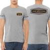 Custom T Shirt for Men Women Add Your Own Text Front Back 2 Sided Personalized T-Shirt Athletic Heather view 2