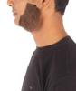 HPO Men's Human Hair Side Burns Cosplay Facial Hair (Mix-Brown) view 4