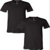 Canvas Unisex Jersey T-Shirt (2 Pack) Black/Black view 1