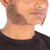 HPO Men's Human Hair Side Burns Cosplay Facial Hair (Brown) view 3