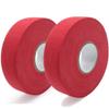 MEZUT Hockey Tape Cloth Easy to Stretch and Tear,Athletic Sport Hockey, Baseball Tape,1" x 27 yd (2 Rolls) (Red) view 1