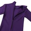 dPois Kids Girls Long Sleeves Full Length Unitards Ballet Dance Gymnastics Leotards One Piece Bodysuits Purple 8-10 Years view 2