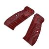 Guuun G10 Grips for CZ-75B / SP-01 OPS Eagle Wing Texture - Red/Black view 3