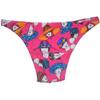 Jaxu Men Bodybuilding Physique Bikini Briefs Competition Underwear Active Posing Trunks Cheeky Swimwear Pink Hat L view 2