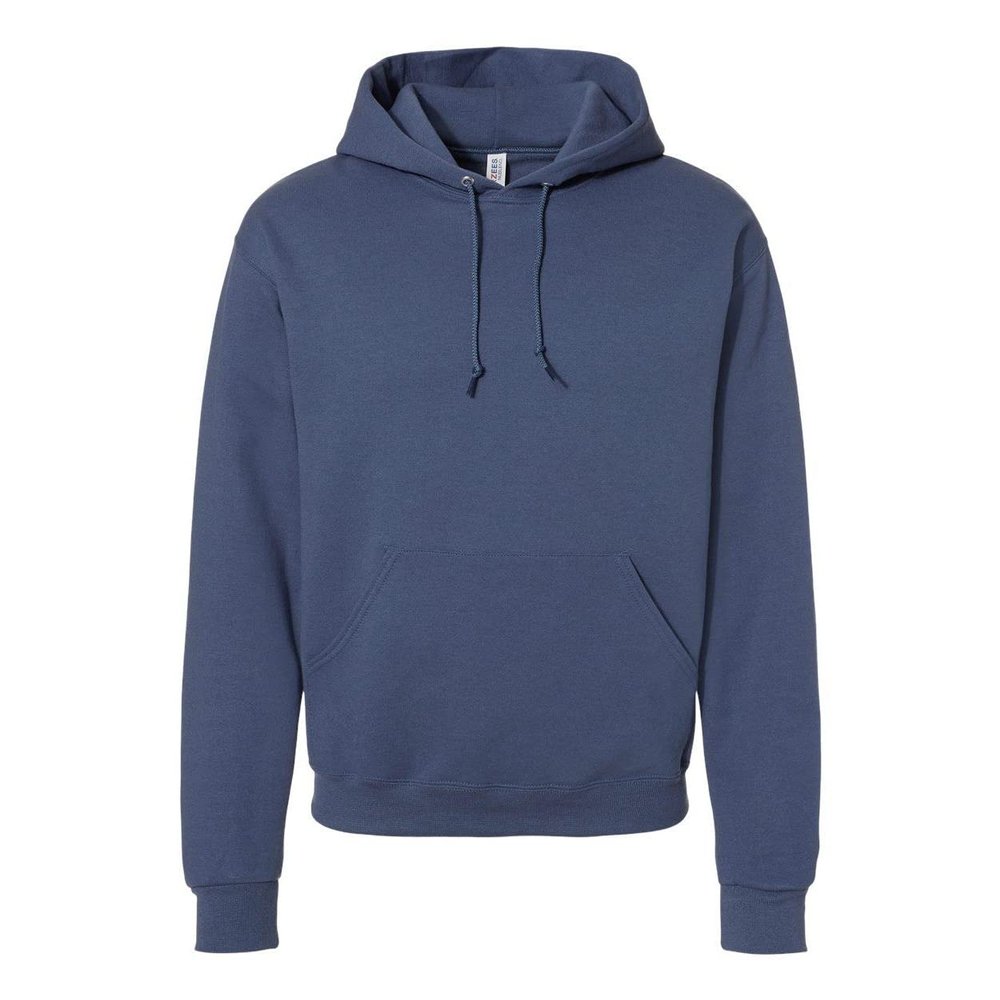 Jerzees Adult NuBlend Fleece Pullover Hooded Sweatshirt S Denim