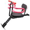 Together-life Foldable Front Mounted Children Bike Seats, Portable Baby Kids' Bicycle Carrier with Guardrail Handrail and Pedal for Mountain Bikes, Hybrid Bikes, Fitness Bikes view 1