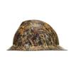 MSA 10204783 Hydro Dip V-Gard Full-Brim Hard Hat With Fas-Trac III Ratchet Suspension | Polyethylene Shell, Self Adjusting Crown Straps - Standard Size in Oilfield Camo view 1