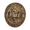 MSA 10204783 Hydro Dip V-Gard Full-Brim Hard Hat With Fas-Trac III Ratchet Suspension | Polyethylene Shell, Self Adjusting Crown Straps - Standard Size in Oilfield Camo view 3