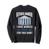 Retired Banker Shirt Funny Banker Retirement Gift Sweatshirt view 1