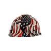 MSA 10204771 Hydro Dip V-Gard Cap Style Safety Hard Hat With Fas-Trac III Ratchet Suspension | Polyethylene Shell, Self Adjusting Crown Straps - Standard Size in One Nation view 4
