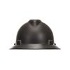 MSA 10204786 Hydro Dip V-Gard Full-Brim Hard Hat With Fas-Trac III Ratchet Suspension | Polyethylene Shell, Self Adjusting Crown Straps - Standard Size in Sport Carbon view 2