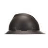 MSA 10204786 Hydro Dip V-Gard Full-Brim Hard Hat With Fas-Trac III Ratchet Suspension | Polyethylene Shell, Self Adjusting Crown Straps - Standard Size in Sport Carbon view 3