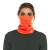 100% Merino Wool - Midweight Neck Gaiter - Skiing Neck Warmer - Winter Face Mask - Multipurpose Headwear - Blaze Orange - Moisture Wicking Neck Wear view 3