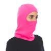 100% Merino Wool Balaclava - Winter Ski Mask - Face Mask - Cold Weather Gear - Blaze Pink - One Size view 4