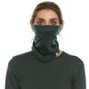 100% Merino Wool - Midweight Neck Gaiter - Skiing Neck Warmer - Winter Face Mask - Multipurpose Headwear - Forest Green - Moisture Wicking Neck Wear view 2