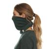 100% Merino Wool - Midweight Neck Gaiter - Skiing Neck Warmer - Winter Face Mask - Multipurpose Headwear - Forest Green - Moisture Wicking Neck Wear view 4