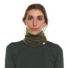 100% Merino Wool - Midweight Neck Gaiter - Skiing Neck Warmer - Winter Face Mask - Multipurpose Headwear - Olive Drab - Wicking Neck Wear view 3
