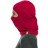 100% Merino Wool Balaclava - Winter Ski Mask - Face Mask - Cold Weather Gear - True Red - One Size view 3
