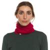 100% Merino Wool - Midweight Neck Gaiter - Skiing Neck Warmer - Winter Face Mask - Multipurpose Headwear - True Red - Moisture Wicking Neck Wear view 3