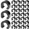 100 Pieces Bicycle C-Clips Clamps Housing Hose Guide Clamps Brake Derailleur Shift Cables C-Clips with a Plastic Box for MTB Bike Road Bicycle view 1