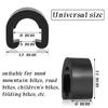 100 Pieces Bicycle C-Clips Clamps Housing Hose Guide Clamps Brake Derailleur Shift Cables C-Clips with a Plastic Box for MTB Bike Road Bicycle view 3