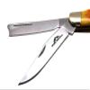 Old Ram Collection Everyday Carry Manual Folding Pocket Trapper Knife w/Smooth Resin Handle (Burnt Bone) view 3