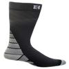 Elite Hockey, Notorious Pro-Series Compression Calf Sock, One Pair (Black/Silver Grey, Small) view 1